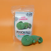 Knitty Critters - Pouch Pals | Karen Chameleon | DIY Amigurumi Crochet Kit